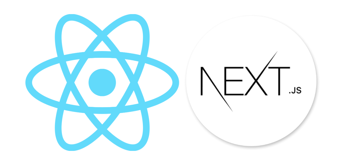 React and Next.js logo